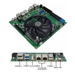 11-Bay Mini ITX NAS Motherboard AMD R5 5600U Ryzen 7 5825U/5800H R9 5900HX DDR4 3×NVMe 8×SATA 2.5G LAN Firewall Gaming Mainboard