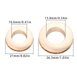 1Pcs High Quality Alloy Hole Metal Eyelets With Screws For Leather Crafts DIY Bag Clothes Belt Ornament Accessories