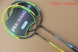 2 Pcs High-Elastic Carbon Fiber Bionic Elements Badminton Racket 28Lbs High-Quality Ultracore U10 Badminton Racquet
