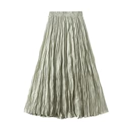 Light Luxury Irregular Slimming Pleated A-line Skirt for Women High Waist Solid Color Loose Fashion Skirts Casual Spring New