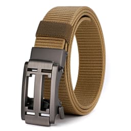 Unisex Tactical Belt 4 mm Thick 3.5 cm Wide Casual Canvas Belt Outdoor Alloy Automatic Buckle Belt