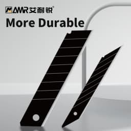 AMR 10//30/50 PCS Replaceable Knife Blade 18mm/9mm Width Metal For Home School Suplie Art Craft Paper Box Cutting Utility Knife