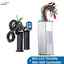 36V 48V 800W 35A Electric Scooter Brushless Motor Universal Controller LCD Speed Display Throttle Kit for Motorcycle Bicycle