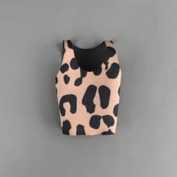 1/6 Miniature Doll Soldier Leopard Print Vest Trendy High Elastic Clothing For 30cm Doll Round Neck T-shirt Hiking Casual Tank