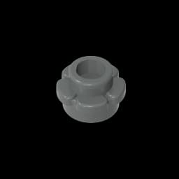 Gobricks GDS-1436 Plate, Round 1 x 1 with Flower Edge (5 Petals) compatible with lego 24866 pieces of children's DIY