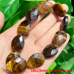 Various Styles Natural Yellow Tiger Eye Stone Beads Irregular Rondelle Column Spacer Bead for Jewelry DIY Making Bracelet Crafts