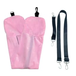 U-Shaped Fillable Travel Neck Pillow 2-in-1 Clothes Storage Neck Cushion for Airplane Travel Portable Washable Pillowcase Bag