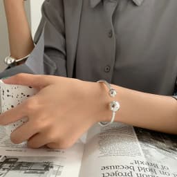 New 925 Sterling Silver Metallic Belt Vintage Punk Bracelet Bangle For Woman Girl Fashion Jewelry Gift Dropship Wholesale