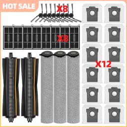Fit For MOVA S70 Roller / S70 Pro Roller / S70 Ultra Roller Main Side Brush Cutting Brush Hepa Filter Roller Mop Dust Bag Parts
