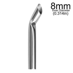 1Pcs Stainless Steel Piercing Tool Body Jewelry Tool Piercing Receiving Tube Accepts Needles Needle Receiving Tube