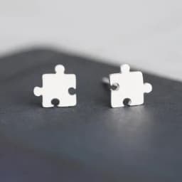 Silver Plated Creative Ear Hole Earrings for Women Prevent Korean Style Stud Earrings Allergy Earrings Fine Jewelry Accessories
