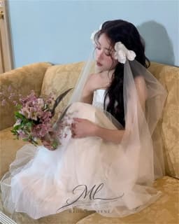 ML Bridal Veil Flower Bride To Be Gift Bachelorette Party Bridal Shower Wedding Decoration hair accessory