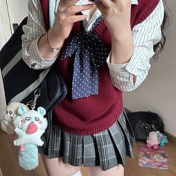 Japanese Black Gray Plaid Jk Skirts Y2k High Waist Pleated A-line Skirt for Women 2026 Summer New All-match Faldas Mujer
