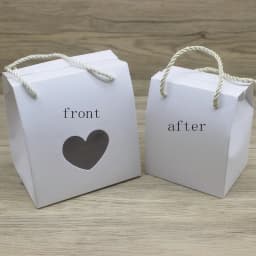 10pc 2sizes Paper Gifts Package Box with Hanger DIY Handmade Marble Flower Style Paper Window Box Paryt Suppiles Wrapping