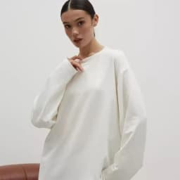2026 Spring New European Simple Design All-match Oversized Sweatshirt Women Tshirts Thin Loose Long Sleeve Outerwear Tshirts Top