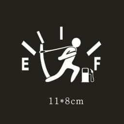 Creative Funny Car Gas Tank Cap Decorative Stickers Car Gas Tank Gauge Stickers Car Decal Decor Exterior Accessories