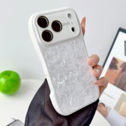 Colorful Shell Pattern Glitter Phone Case For iPhone 18 17 16 15 14 13 Pro Max Shockproof Cover with Camera Control Slide Button