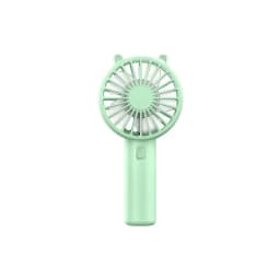 Handheld Fan Portable USB Rechargeable Fans Desk with Base Small Makeup Eyelash Cooler Women Girls Outdoor Office White