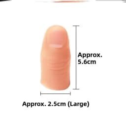 Advanced Realistic Silicone Finger Prosthetic Magic Props Thumb Protective Handware Simulation Magic Tricks Performance Tools