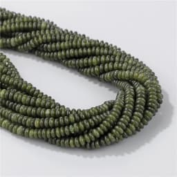 2X4MM Natural Abacus Stone Beads Blue Green Pink Flat Rondelle Beads for Jewelry Making Bracelets Necklace Accessories Wholesale