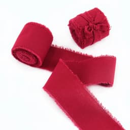 Pure Cotton Hand Torn Raw Edge Ribbon DIY Gift Box Packaging Greeting Card Decoration Bride Hand Stick Flower Flower Tie Ribbon