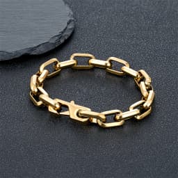 Charm Simple Cuba O-chain Bracelet Men Women Fashion Dubai Link Punk Hip Hop Stainless Steel Couple Bangle Trendy Jewelry Gifts