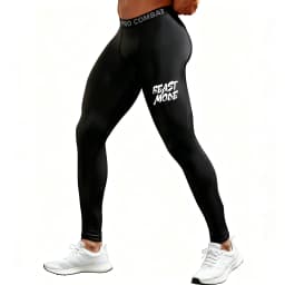 Men's Compression Leggings High Elastic Quick Dry Breathable Sports Base Layer for Gym Running Basketball Workout