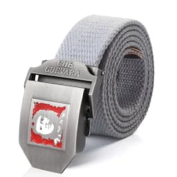 SupSindy Men Canvas Belt Che Guevara Metal Buckle Army Military Tactical Belts For Men Fashion Jeans Waistband Male Strap Black