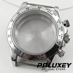 Daytona 40mm VK63 Sapphire Glass Watch Case Ceramic Bezel Men's Watch Accessories Suitable for VK63 VK63A VK64 Quartz Movement