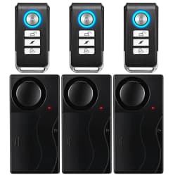 New 110dB Door And Window Vibration Alarm Wireless Anti-Theft Alarm With Remote Control Home Bicycle Security Burglar Alarm