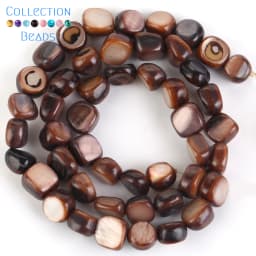 Natural Colorful Shell Beads Irregular Seashell Mother Of Pearl Beads For Jewelry Making DIY Bracelet Necklace Accessories 16"
