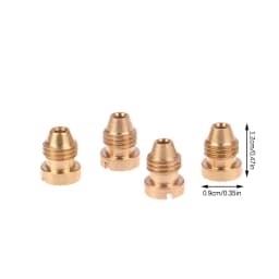 New 0.8/0.9/1.0/1.1mm High Pressure Cleaner Car Wash Nozzle Foam Pot Accessory Nozzle Copper Spray Core Car Wash Cleaning Tools