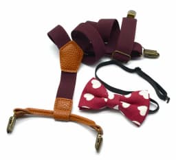 Child Kids Adjustable Elastic Suspenders Bow Tie Set for Children Boys Girls Wedding Birthday Costume Party Fashion Accessories