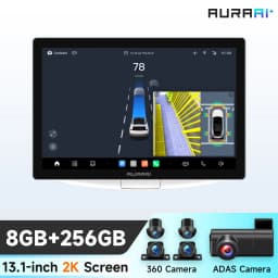 8G+256G AURAAI 2K Screen For Passat B7 B6 CC 2010-2015 Car Radio CarPlay Android Auto 4G WIFI GPS BT DSD ADAS Dual Mic 360Camera