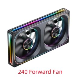 JONSBO ZA-120/240/360 Computer Case Fan 12CM 5V ARGB 120mm Monolithic Structure Water-Cooled Fan PWM Forward/Reverse Fan Kits