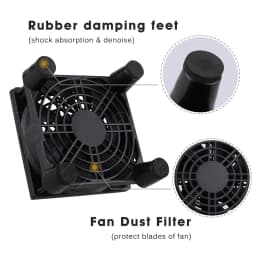 Gdstime 120MM USB Fan 140mm DIY Router Fan DC 5V Laptop Cooling Fan 92/80MM Fan Radiator Fan Ball TV Box Fan With Fan Controller