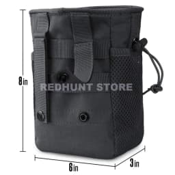 Tactical Molle Drawstring Magazine Dump Pouch Utility Belt Fanny Waist Pack Holster Bag Hunting Ammo Pouch