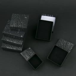 Black Starry Sky Square Cardboard Kraft Jewelry Set Boxes Ring Earrings Necklace Gift Boxes for Jewellery Packaging 1Pcs