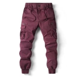 New Autumn Men's Cargo Pants Work Pants Outdoor Jogger Cotton Full Length Casual Trousers Straight Leg Spring Utility Pants