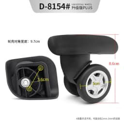Luggage Replacement Wheels Fit for Diplomat Suitcase Rolling Casters Repair Accessories Travel Bag Repair Foot Wheels