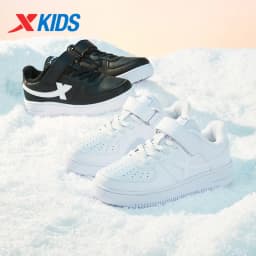 Xtep Kid's Cotton shoes Unisex Winter All-matched Waterproof Non-slip Lightweight Fashion Casual Shoes 676416379362