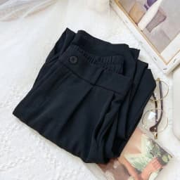 Korean New Spring Summer Thin Pants Women Elastic Waist Suit Pants Women's 2027 Nine-point Casual Straight-leg Pants Ladies