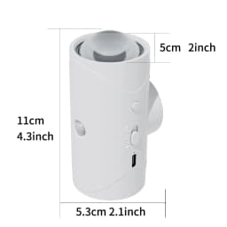 LED Motion Sensor Night Light RGB Colors Changing Wireless Wall Lamp Rechargeable Magnetic Sunset Lamp for Bedroom Living Room