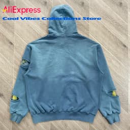 Kapital Kountry Smilie Patch Reversible Hoodies