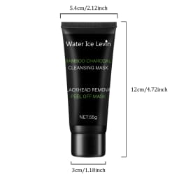 Bamboo Charcoal Cleansing Mask Blackhead Removal Deep Mask Deep Exfoliating Mask Treatment Black Mask