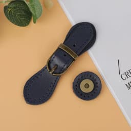 Genuine Leather Bags Clasp Metal Snap Handmade Wallet Clasp Card Pack Hasp Clasp Buckle Wallet Handbag Button Accessories
