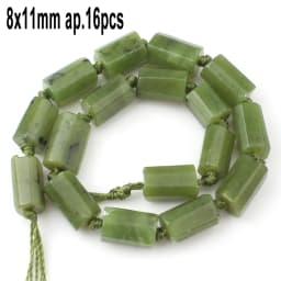 Natural Stones Green Canada Jade Beads Round Faceted Geometric Shape Loose Jewelry Beads for Making Bracelets DIY Accessories