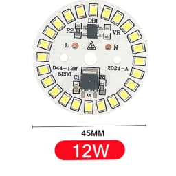 10pcs/lot LED Chip for Lamp Bulb 3W 5W 7W 9W 12W 15W SMD 2835 Round Light Beads AC 220V Bulb Chip Lighting Spotlight