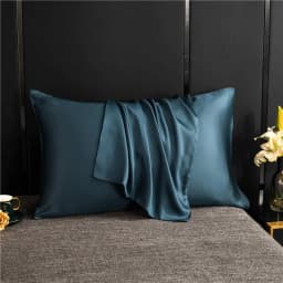 Natural Mulberry Silk Pillowcase High-Quality Pillow Case Solid Color Envelope Pillow Cover Bedding Sleeping Pillowcover