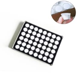 Loose Diamond Gemstone Display Case White Foam Round Gems Holder Jar Insert Gem Stone Pendant Beads Storage Liner Organizer Tray